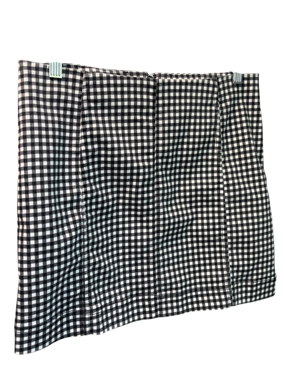 Jolt black and white cottagecore gingham mini skirt size 9/29W